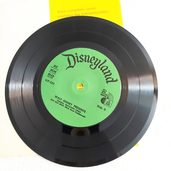 Walt Disney 1968 Record & Book How The Camel Got His Hump LLP 325 - Picture 3 of 4